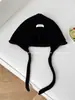 Gorro de lana 100% pura de alta calidad australiana Otoño/Invierno gorro para la cabeza para mujer Gorro de punto versátil para protección contra el frío y calidez