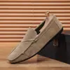Zapatos Casuales de Verano para Hombre Zapatos de una Sola Capa Versátiles Zapatos Deportivos Slip-on Piernas de Corte Bajo Zapatos para Conducir Zapatos de Moda Zapatos Transfronterizos para Hombre