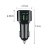 Reproductor MP3 para coche f10 música para coche Bluetooth transmisor FM tarjeta disco U cargador USB para coche