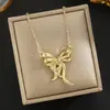 Colar com Pingente Série Corrente Clavícula Elegante de Luxo Leve Transfronteiriço Acessórios Femininos Versátil da Moda Atacado do Fabricante