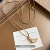 Bolso Esquinero Minimalista Estilo Coreano Collar de Cuerda de Cuero Negro Nuevo 2024 para Mujer Cadena Larga Artística Elegante para Llevar en el Cuello