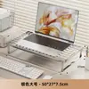 Elevador de Monitor de Computadora Soporte para Laptop Soporte de Refrigeración Estilo Parrilla para Escritorio Elevador de Monitor de Oficina