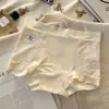 2026 Nueva Ropa Interior Transpirable Sin Costuras de Seda Helada Anti-Exposición Encaje Antibacteriano en la Entrepierna Empalmado Boxer Brief Cintura de Seguridad