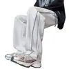 Calça Larga Masculina de Inverno Nova Engrossada de Perna Larga Longa Calça com Pelúcia Marca Tendência Masculina Quente Reta Casual Masculina
