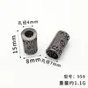 Hebilla de cuerda de campana de aleación de zinc de alta gama, clip de metal, tope de cuerda de campana, hebilla de tubo recto para colgar, hebilla de cuerda para capucha de sudadera, hebilla de ropa