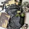 Confirmado sudakooo Nuevo modelo coreano heisan25 otoño nailon ligero lunares mochila estilo coreano