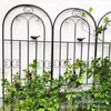 Marco de Escalada de Hierro Forjado Transfronterizo Jardín de Plantación de Rosas Valla de Jardín Marco de Flores para Exteriores Poste de Soporte Marco de Escalada para Clematis