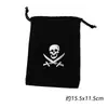 Turban de pirata máscara de feltro para os olhos adereços de fantasia turban caveira Festival Pirata Halloween Carnaval festa fantasia