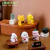 Micro-paisaje creativo lindo animal pequeño trabajador muñeco caja sorpresa muñeca de jardinería casa de muñecas paisajismo artículos decorativos accesorios adornos pequeños
