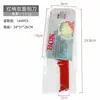Faca de Legumes de Lâmina Dupla com Cabo Vermelho Faca para Fatiar Descascador de Repolho Gadget de Cozinha Yiwu