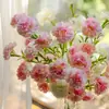 Flores de clavel artificiales, arreglos decorativos para la sala de estar, arreglos de flores de clavel para el comedor, flores artificiales en jarrones, ramos de un solo tallo
