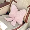 Apoio de Cabeça e Lombar para Carro Chuva Azul Novo Produto Almofada de Cintura para Carro Travesseiro de Pescoço para Carro Plush de Inverno Simples