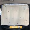 Cortina parasol para coche cortina de aislamiento térmico cortina bloqueadora de luz linda de dibujos animados para niños ventosa ventana de privacidad del coche bloqueo de luz