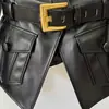 Fábrica de Origen Primavera 2026 Nueva Moda para Mujer Estilo Celebridad Europea y Americana Chaqueta Abrigo de Cuero Ajustado Ceñida