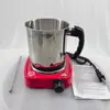 Pacote de Ferramentas para Velas Artesanais DIY Inclui Certificado Certificado Derretedor de Cera/Fogão Elétrico Pote de Cera para Velas de Aromaterapia Caseiras