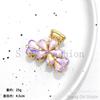 Pasador de Pelo Trenzado de Gama Alta de Tamaño Mediano Accesorios para el Cabello de Flequillo para Mujer Nuevo Clip de Aleación y Cristal Pinza de Tiburón Superior Moderna