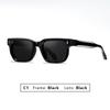 Gafas de Sol Cuadradas Modelo Nuevo 2026 para Hombre, Moda de Alta Gama con Remaches Texturizados, Protección UV Graduada, Estilo de Diseñador