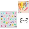 Pegatinas Creativas de Dibujos Animados Transfronterizos Lindas 5D Estéreo Gelatina Pegamento Suave Pegatinas de Relieve Pegatinas para Cuaderno de Graffiti DIY Autoadhesivas