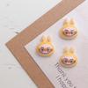 Nuevos Accesorios de Arte para Uñas de Dibujos Animados Labubu Dulces, Geniales y Lindos Accesorios de Resina DIY Accesorios de Uñas Portátiles para Niños Venta al por Mayor