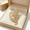 Broche de Tulipán de Zirconia de Alta Gama Xiliang Feizi Corsage de Tulipán Colorido Estilo Coreano Pin de Regalo Elegante Venta al por Mayor