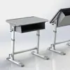 ¡Wow, escritorio y silla multifuncionales plegables y ajustables hechos a medida para descansos para comer, tutorías y clases de repaso!