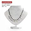 Loja de Joias Loja de Ouro Suporte de Exibição de Joias Colar de Pérolas de Ouro Puro Prata Esterlina Modelo de Pescoço Joias Chen Mai Taibo