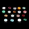 Jingde Jewelry Cristal Natural Jade Agujero Grande Cuentas de Ábaco Cuentas Sueltas Accesorios para Joyería DIY Pulsera Collar Cuentas Espaciadoras