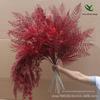 Vinho Tinto escuro flores artificiais atacado auditório de casamento flores plásticas fundo de teto Arranjo de flores decorativo de estrada fabricantes