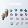 Manicure novas joias luminosas ondulações de água estrela manicure joias internet celebridade brincos de pino material manicure acessórios faça você mesmo
