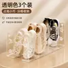 Estante organizador para zapatos de bebé, zapatero infantil para el hogar, solución de almacenamiento, zapatero transparente simple para niños, caja de zapatos ahorradora de espacio