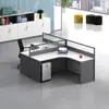 Conjunto de Mesa e Cadeira para Escritório, Estação de Trabalho Financeira, Mesa de Escritório Comercial para Uma Pessoa com Gaveta, Modelo de Mesa