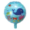 Nuevo Animal Marino Alienígena Globo de Película de Aluminio Pulpo Cangrejo Estrella de Mar Decoración de Fiesta Diseño Globo de Papel de Aluminio