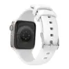 Adecuado para Apple Watch Ultra 9876543210 Generación, Correa de Silicona para Reloj de Color Sólido Estilo Hebilla de Hierro de Doble Anillo