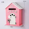 Muebles para el Hogar Estilo Pastoral Buzón de Guardería Buzón de Mensajes Buzón de Madera Buzón de Sugerencias Decoraciones de Casitas de Madera Pequeñas