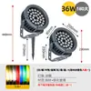 Holofote de paisagem para iluminação de árvores, projetor de luz de iluminação à prova d'água para exterior, luminária de chão circular para gramado de jardim, holofote colorido para árvores