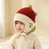 Gorro para bebé, cálido y grueso para otoño e invierno, gorro de punto que cubre las orejas, lindo y adecuado tanto para niños como para niñas, perfecto para salir y protección contra el viento