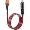 Cabo Adaptador de Acendedor de Cigarros de Carro para Conector Xt60I Cabo de Carregamento para Fonte de Alimentação de Armazenamento de Energia Outdoor Cabo de Acendedor de Cigarros de Carro