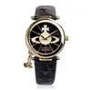 Reloj de Mujer de Cuarzo Azul Hielo Triturado Saturno Vivian Xitiejia de Alta Calidad de Xiaohongshu