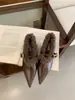 Primer Encuentro Ji Zapatos de Piel con Tacón Grueso de Tacón Alto para Mujer Ropa de Abrigo Otoño/Invierno Combinación con Faldas Puntiagudos con Forro de Felpa Zapatos de Salón de Corte Bajo