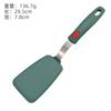 Utensilios de Cocina de Silicona Verde Oscuro Mango de Acero Inoxidable Espátula para Freír Espátula Perforada Utensilios de Cocina Espátula para Cocinar Espátula de Silicona para Sartén y Olla