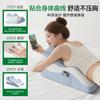 Almohada para Dormir Boca Abajo, Almohada Multifuncional para Dormir Boca Abajo, Para Acostarse a Dormir, Jugar con el Teléfono Móvil, Leer, Almohada para Acostarse, Espuma de Memoria