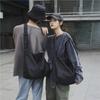 Ins Bolso de Mujer Moda Cool Estilo Lazy Gran Capacidad Bolso de Hombro ulzzang Bolso de Lona Bolso Bandolera