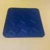 Posavasos de Color Puro Transfronterizo Posavasos Cuadrado Simple Antideslizante Impermeable Cuero PU Posavasos de Café Almohadilla de Aislamiento de Doble Cara