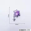 Nueva Manicura Joyería de Circonita Colgante de Mariposa Diamante Grande Corazón Montón de Diamantes Joyería de Uña Portátil