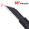 Cuchillo de arte de metal de tamaño pequeño al por mayor de fábrica mini electrochapado negro acero inoxidable cuchillo express plegable cuchillo para cortar papel cuchillo para cortar