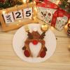 Decorações de Natal anão faca e garfo conjunto de talheres Velho homem conjunto boneca faca e garfo saco vestido de cozinha adereços atacado