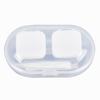 Caixa de armazenamento para lentes de contato com concha de pressão, multi-pacote, simples, portátil, para cuidados com o parceiro de miopia, caixa de lentes de contato