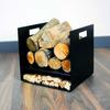 Estante de Madera Estante para Troncos Estante de Hierro y Madera Amazon Venta Caliente Transfronteriza Estante de Almacenamiento de Madera para Interiores y Exteriores Estante Pequeño para Madera