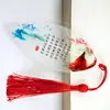 Marcador de estilo chino en stock marcador creativo de vena de hoja de poesía clásica para enviar a amigos extranjeros regalo de graduación marcador al por mayor