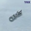 Cremallera Ykk No. Cremallera de 3 Dientes Metálicos con Deslizador de Bloqueo Automático para Bolsas, Bolsillos y Ropa, con Deslizador Antideslizante